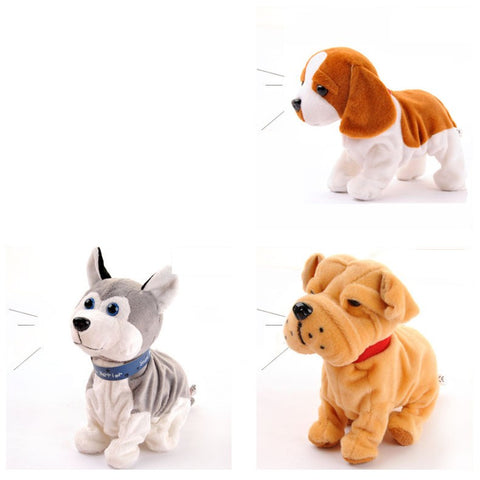 Electronic Walking Dog Plush Toy