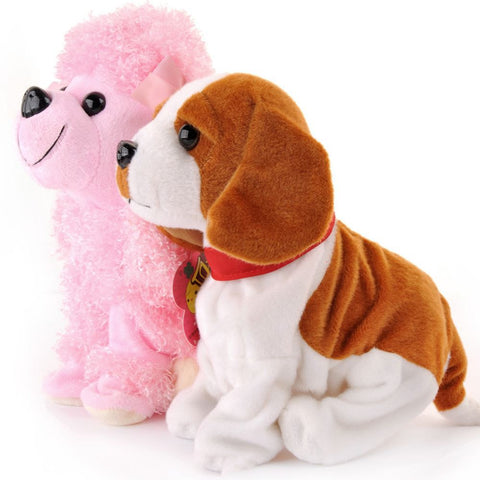 Electronic Walking Dog Plush Toy